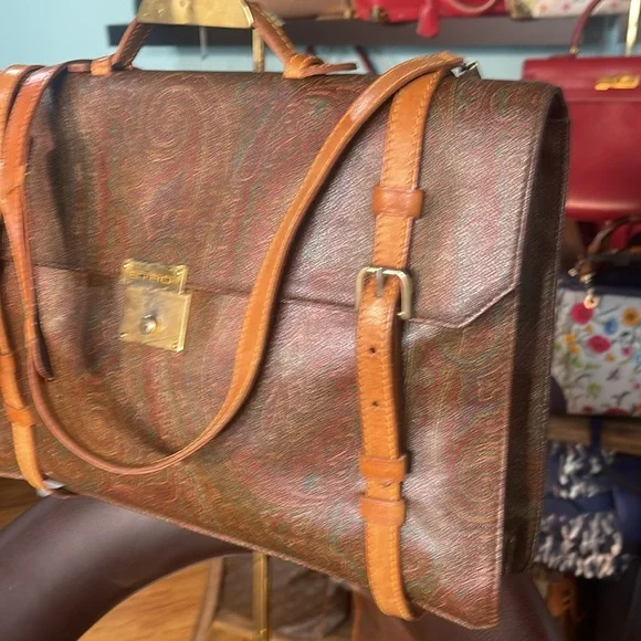 Etro Milano Briefcase W Shoulder strap - Picture 2 of 9